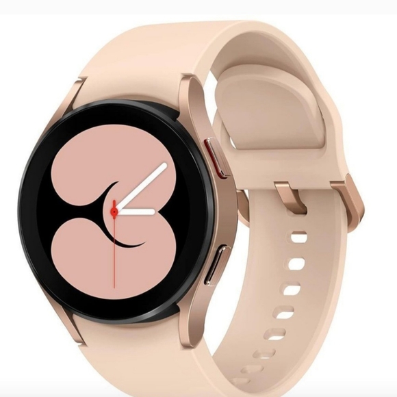 Samsung Galaxy Accessories - Samsung Galaxy Watch4 Aluminum Smartwatch 40mm LTE Gold